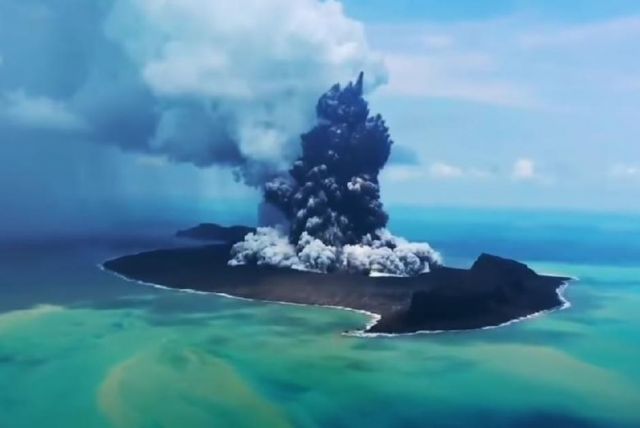 Tsunami Warnings East Coast: Another 'Large Eruption' Detected at Tonga volcano