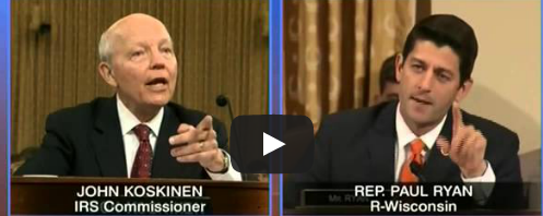 Explosive Video: Rep Ryan blasts Lying IRS Commissioner: “I Don’t Believe You, And Neither Does Anyone Else