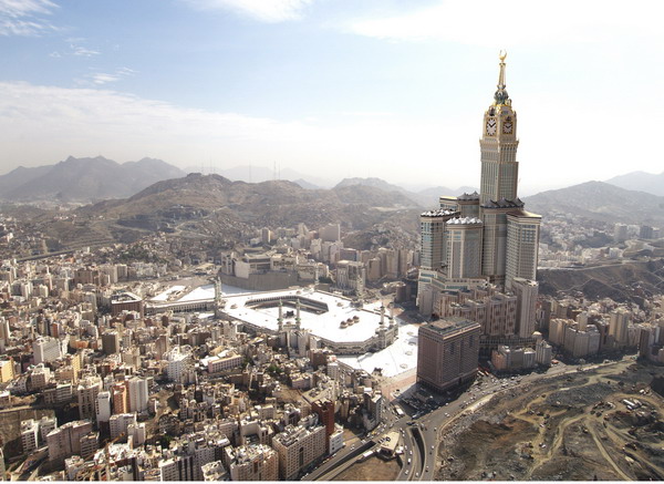 Buildings higher than mountains.