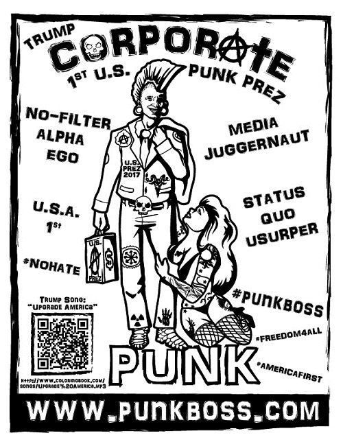 Punk Rock President Donald J. Trump 2017