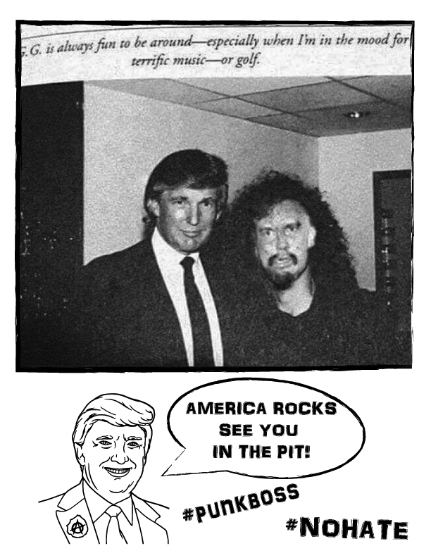 President Donald J. Trump Punk Rocker Prez 2017