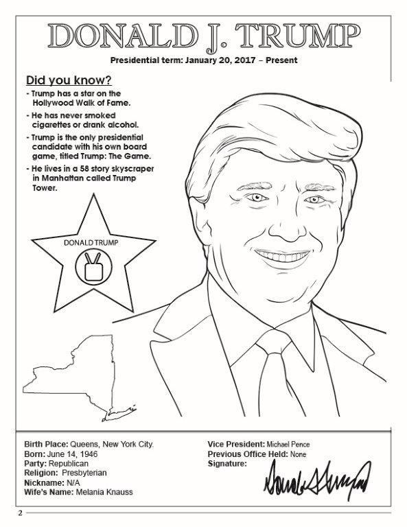 President Trump Coloring Book