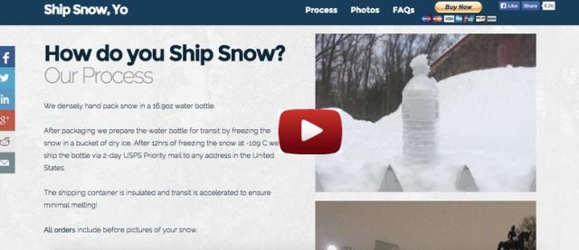 Massachusetts by the sea man selling snow for profit in record snowfall