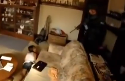 Disturbing Video: Swat Team Raids Wrong Home Terrorizes Girl At Gunpoint