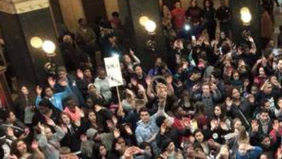 (Video) Massive Protests Takeover Wisconsin State Capitol After Cops Execute Unarmed Man