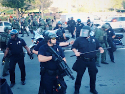 Shock Video: Paramilitary Police Dousing Protesters with Pepper Spray in Denver, Threatening Them With Assault Rifles