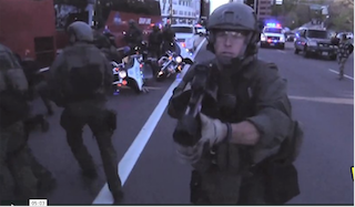 Shock Video: Paramilitary Police Dousing Protesters with Pepper Spray in Denver, Threatening Them With Assault Rifles