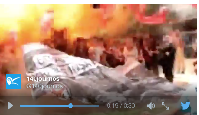 Exact Moment Of ISIS Terrorist Bomb Blast Caught On Video (Video)