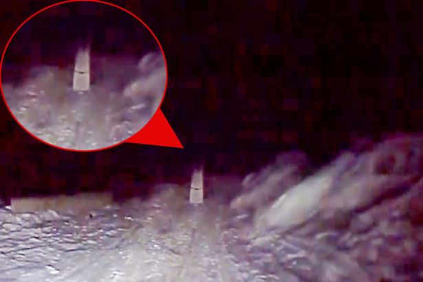 A spooked out motorist believes she's captured on video the ghost of a dead bride hovering at a crash hotspot