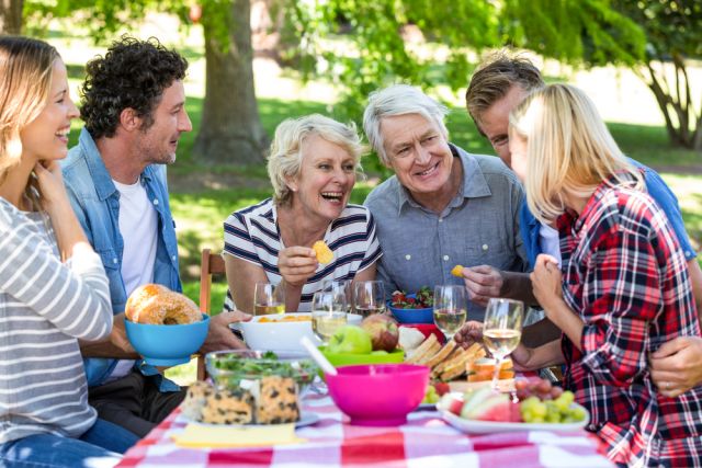 Hosting outdoor party