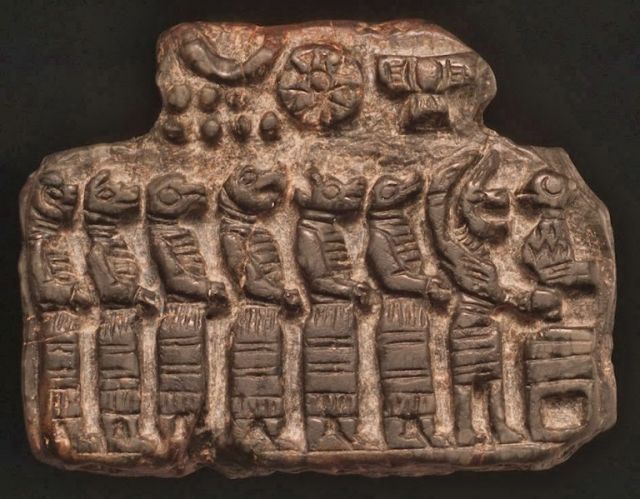 Ancient Sumerian Tablet Of Reptilian Humanoids