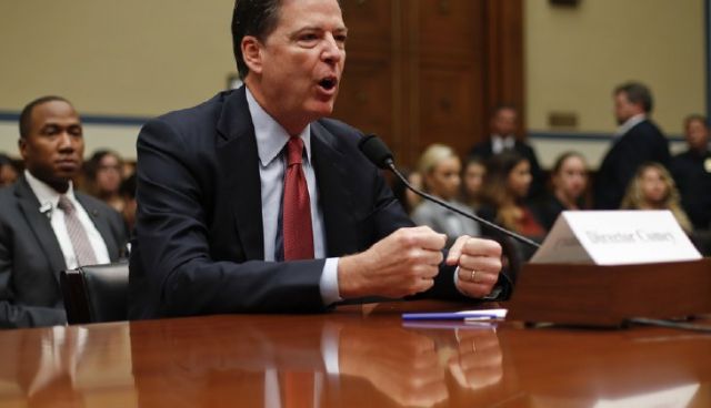 FBI Director James Comey testifies on Capitol Hill in Washington, Wednesday, Sept. 28, 2016, before the House Judiciary Committee hearing on 'Oversight of the Federal Bureau of Investigation.' (AP Photo/Pablo Martinez Monsivais)