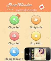 Phần mềm chỉnh sửa ảnh cho android
