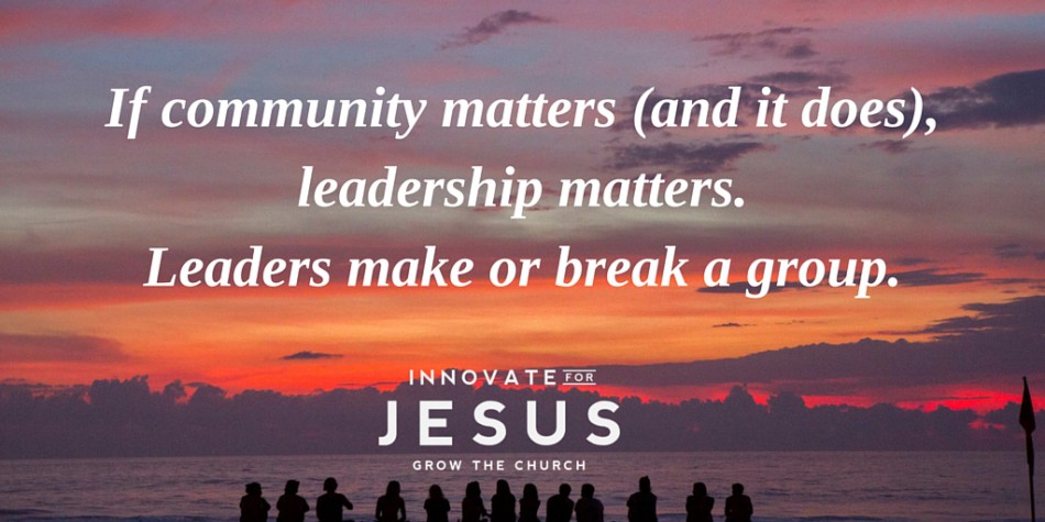 Innovate For Jesus - Ed Stetzer - The Role of Leadership Transformational Groups (1)