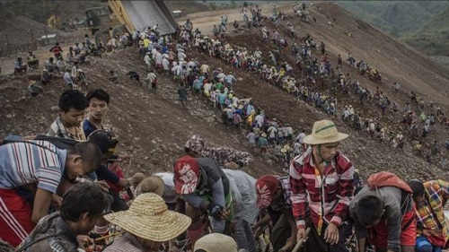 Jade mine landslide in Myanmar myanmar-landslide-2015-jade-mine