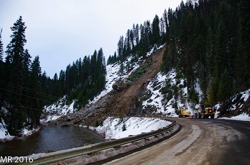 Elk City Idaho Landslide Landslide disaster in Elk City, Idaho