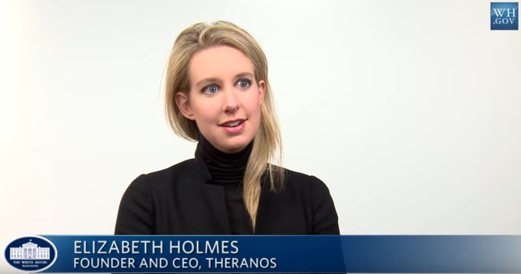 Elizabeth Holmes, Theranos CEO - Source: White House
