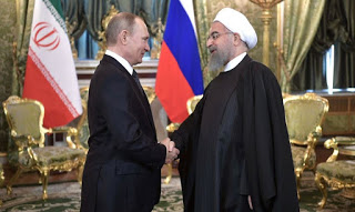 Rouhani y Putin conjugandoadjetivos